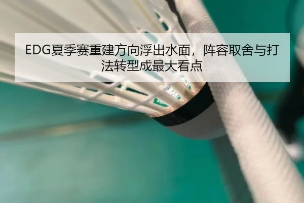 EDG夏季赛重建方向浮出水面，阵容取舍与打法转型成最大看点
